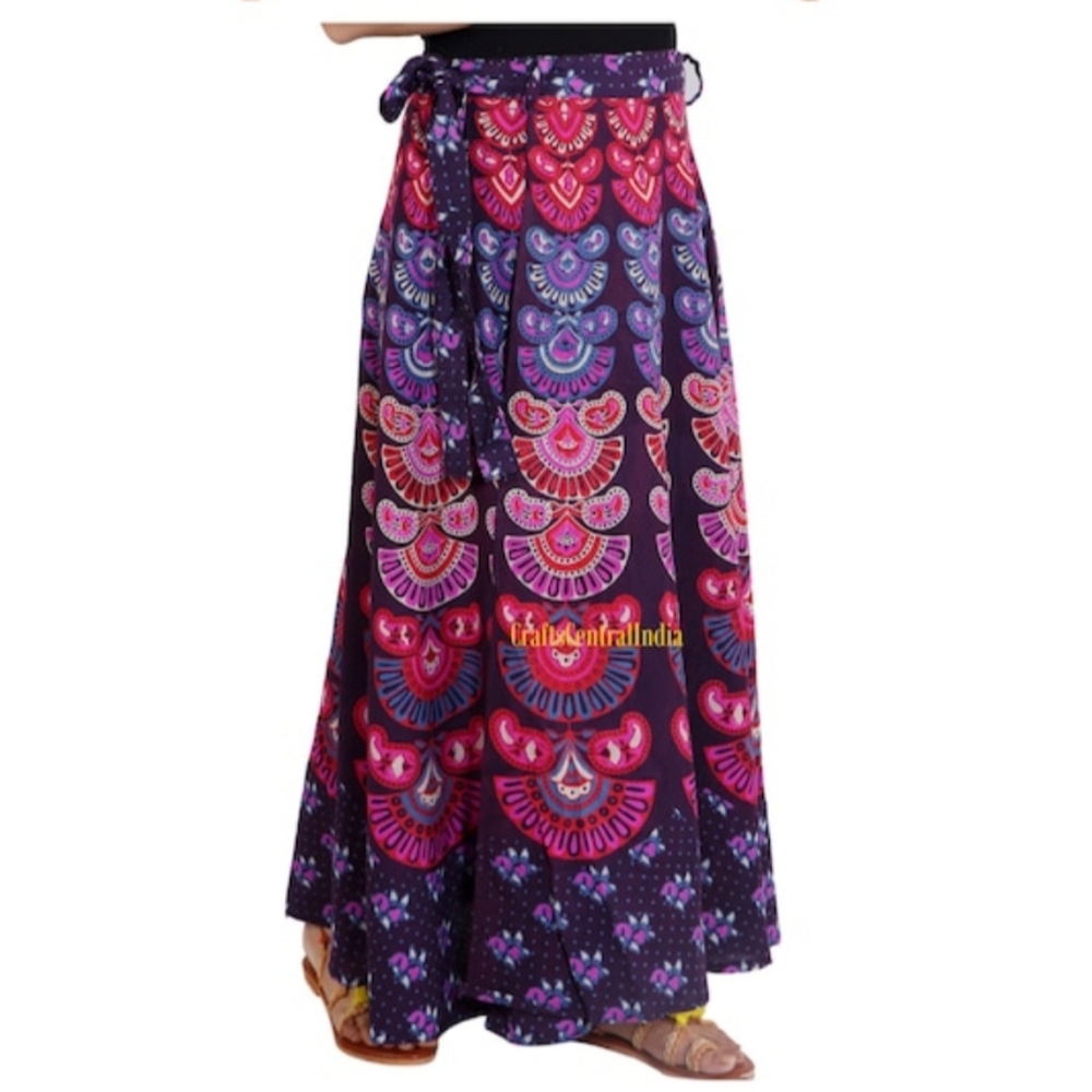 DAM GOOD YARN Mandella Maxi Wrap Dress